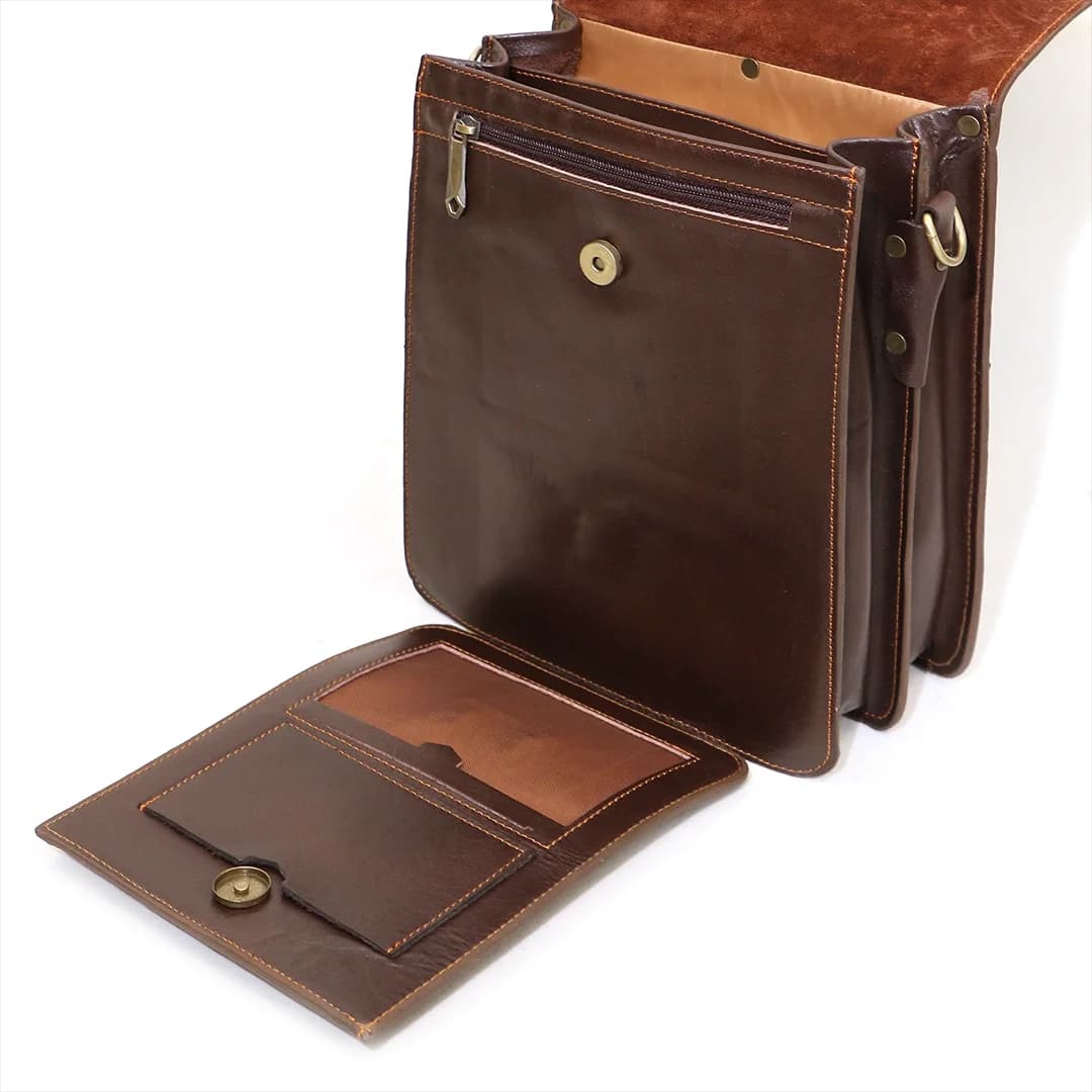 کیف رودوشی چرمی مدل LB562-L سایز بزرگ — تصویر ۷