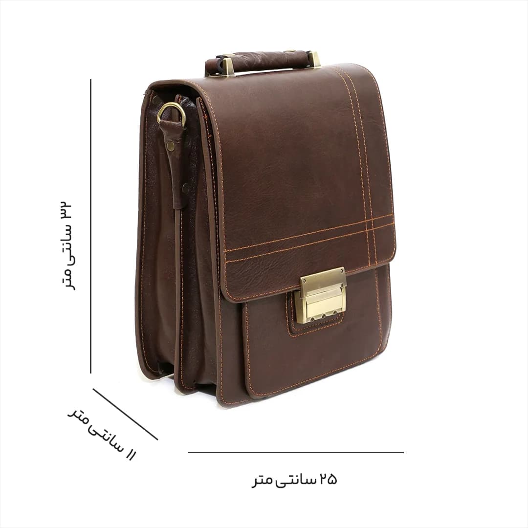 کیف رودوشی چرمی مدل LB562-L سایز بزرگ — تصویر ۱۲