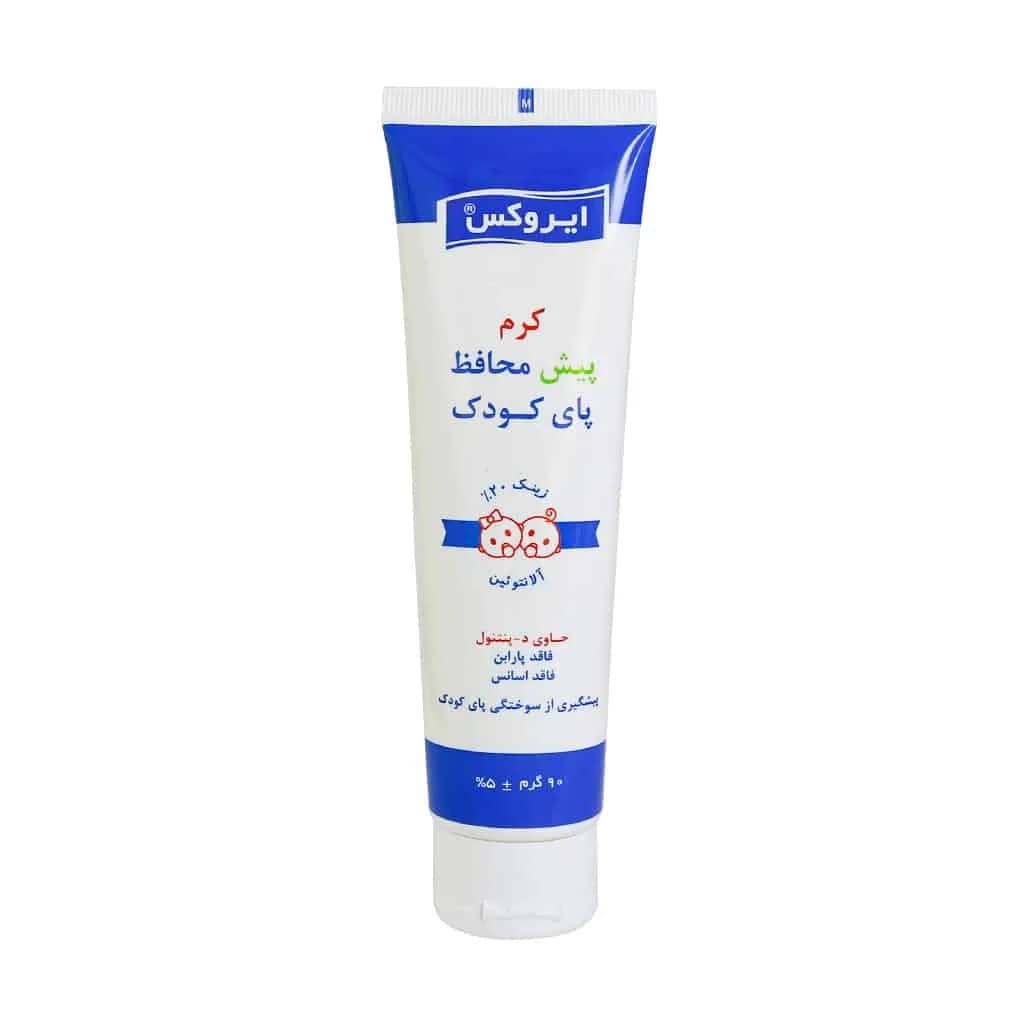کرم محافظ پای بچه ایروکس حاوی زینک 20٪ ایروکس
