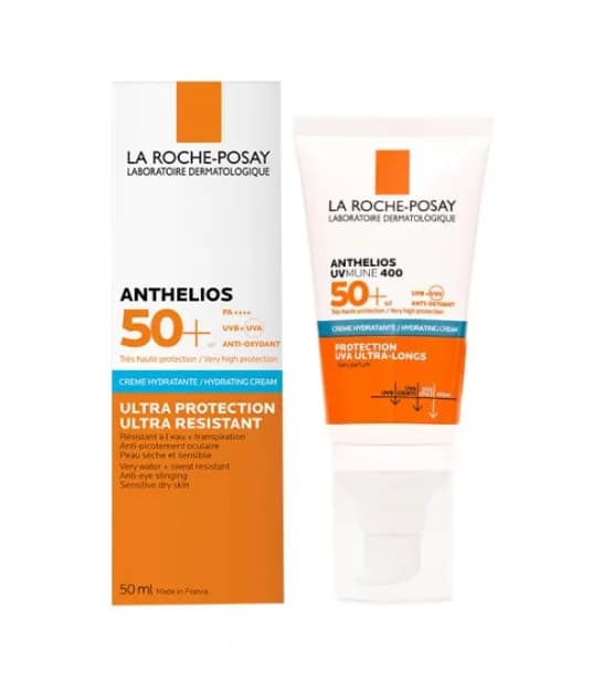 کرم ضد آفتاب کامفورت لاروش Anthelios XL +SPF 50 لاروش پوزای 50 میلی‌لیتر — تصویر ۳