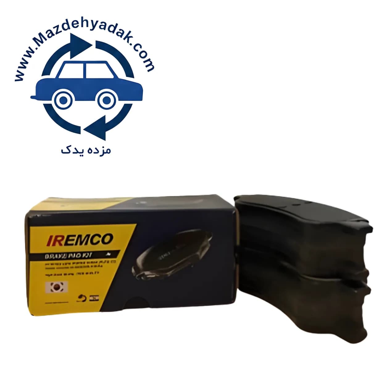 لنت ترمز جلو امکو مناسب 206 تیپ 5 | IREMCO اصلی BrakePad