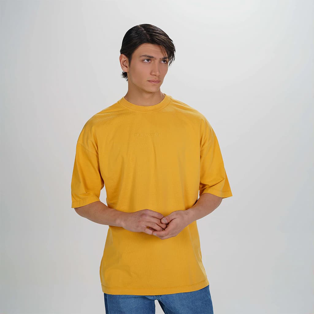تیشرت مردانه گلدوزی دار LOOSE پریمو 100775 — تصویر ۴