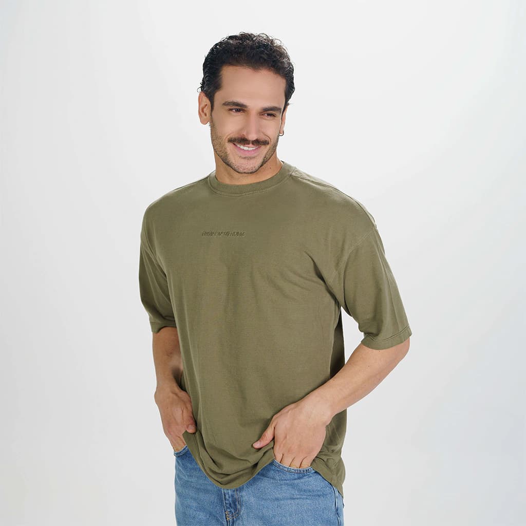 تیشرت مردانه گلدوزی دار LOOSE پریمو 100775 — تصویر ۶