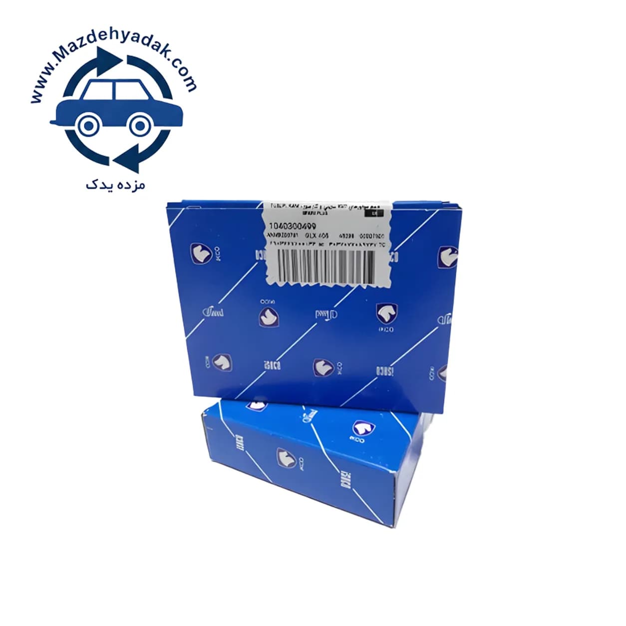 شمع خودرو پایه کوتاه ایساکو اصل مناسب پژو و پراید بسته 4 عددی کد 1040300499