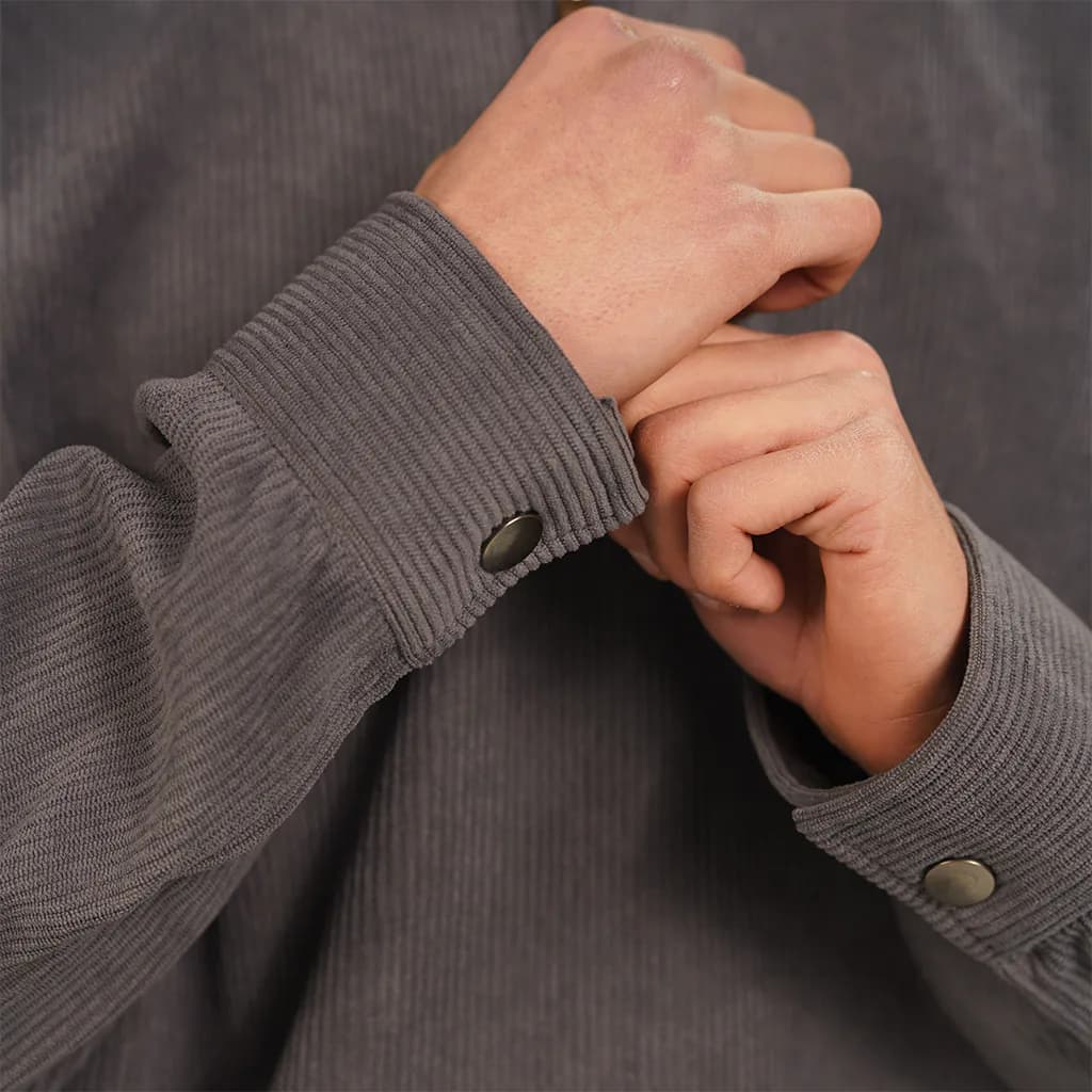 پلیور نیم زیپ مخمل کبریتی LOOSE پریمو 500360 — تصویر ۴
