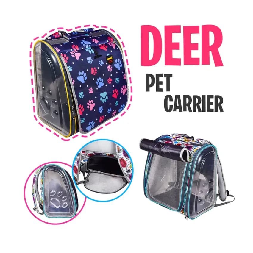 کیف کولهپشتی حمل سگ و گربه دنیل مدل دیر (Deer) کد LD14TL — تصویر ۳