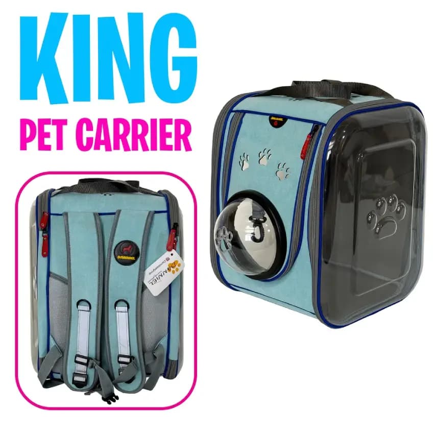 کیف کوله‌پشتی حمل سگ و گربه دنیل مدل King کد LD36 — تصویر ۳