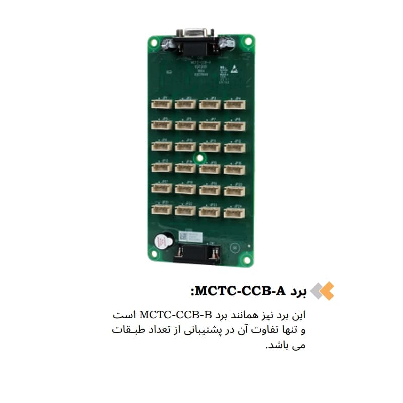 برد MCTC-CCB-A تابلو فرمان آسانسور مونارک