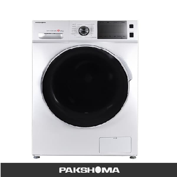 ماشین لباسشویی پاکشوما مدل BWF 40803 WT ظرفیت ۸ کیلوگرم