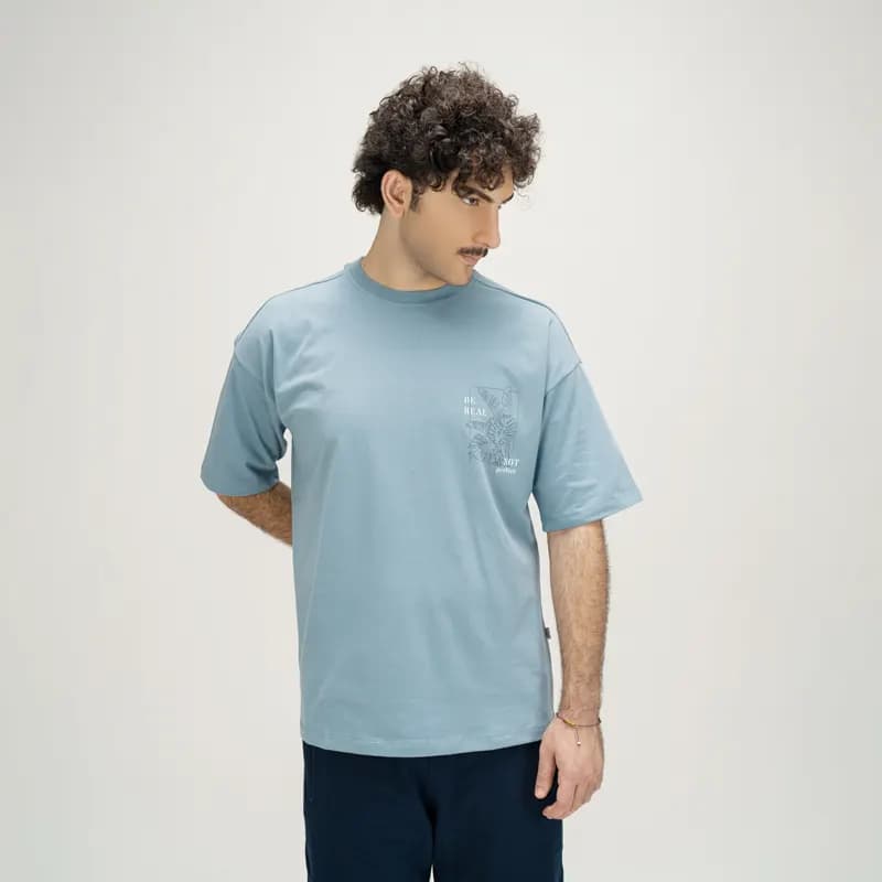 تیشرت مردانه چاپدار LOOSE پریمو 100759