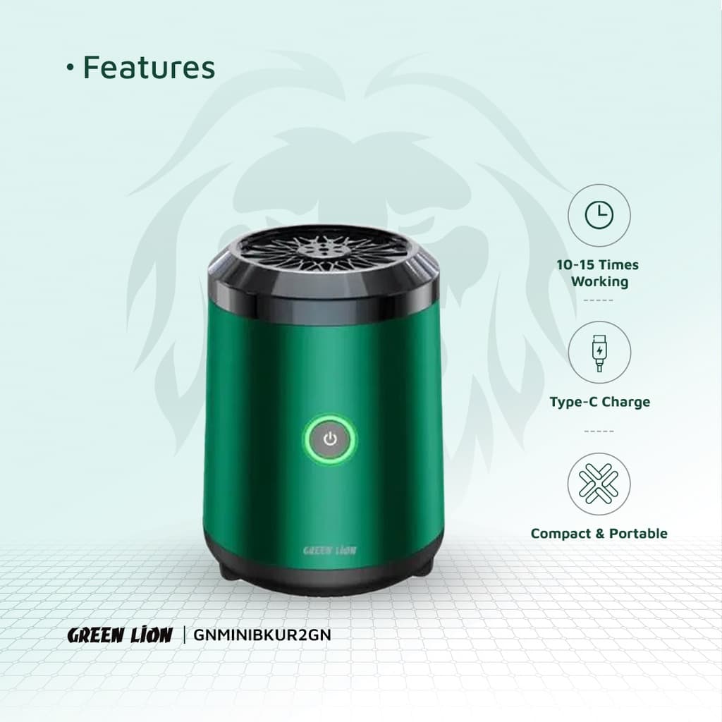 بخورسوز شارژی گرین لاین Mini Bakhour 2 مدل GNMINIBKUR2 — تصویر ۵