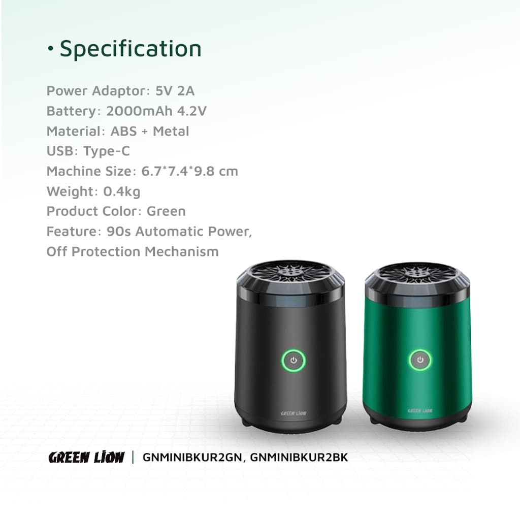 بخورسوز شارژی گرین لاین Mini Bakhour 2 مدل GNMINIBKUR2 — تصویر ۷