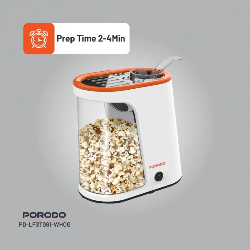 پاپ کورن ساز هوای داغ پرودو Porodo Lifestyle PD-LFST061-WHOG — تصویر ۵