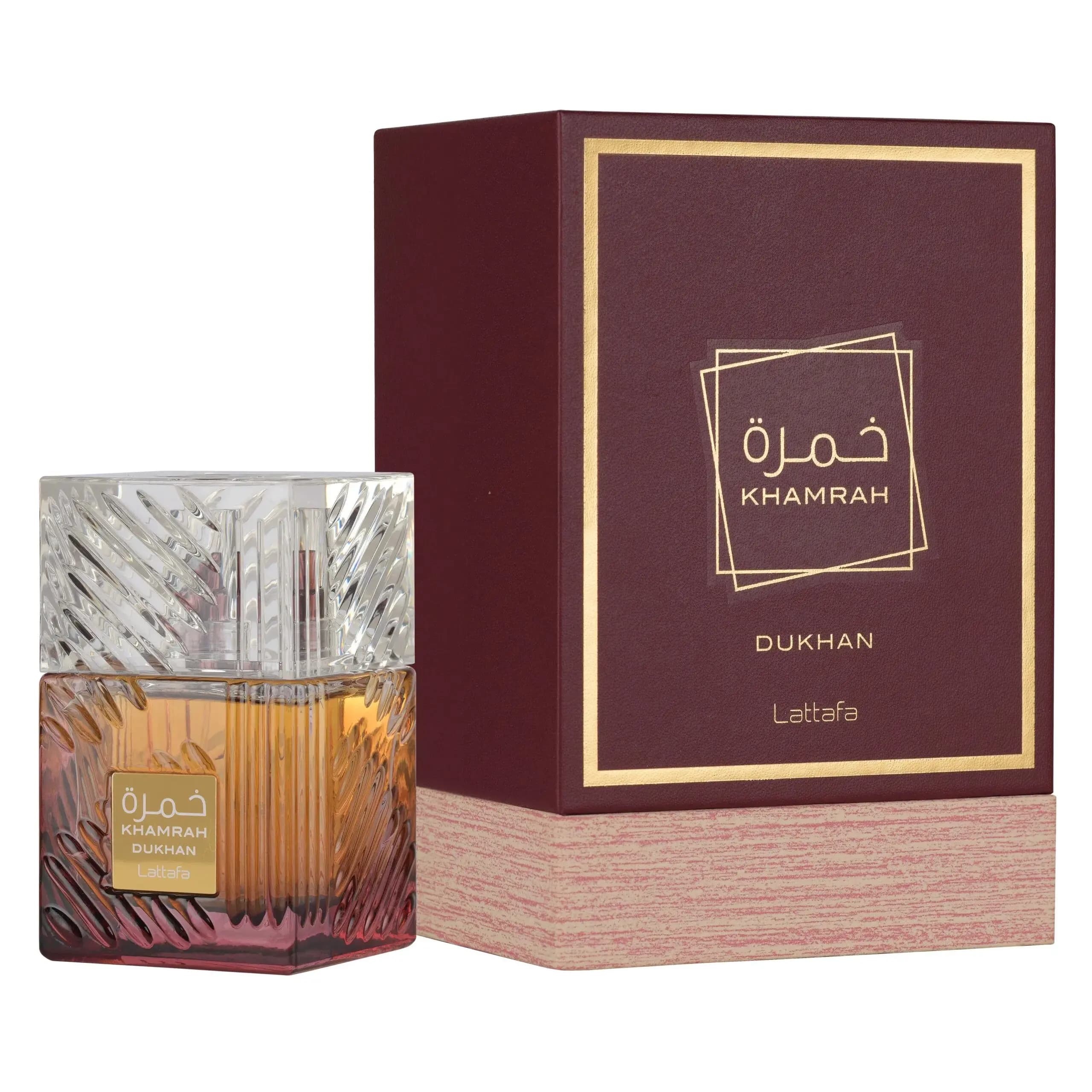 عطر لطافه خمره دخان 100 میل | Lattafa Khamrah Dukhan Eau De Parfum — تصویر ۴