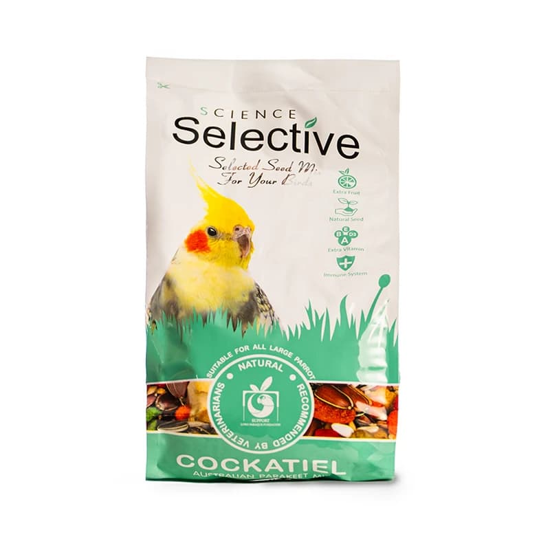 غذای عروس هلندی سلکتیو مدل COCKATIEL وزن 1 کیلوگرم — تصویر ۲