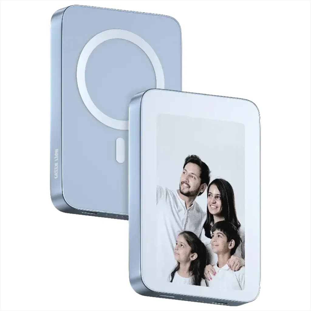 پاوربانک گرین لاین مدل Power Frame ظرفیت 5000mAh با شارژ سریع PD 20W | GNPWRFMPB