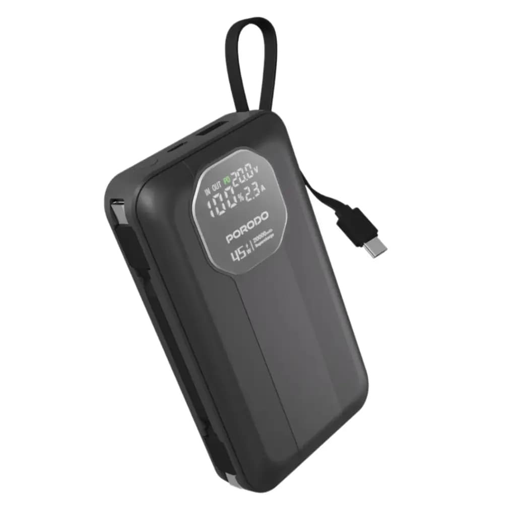 پاوربانک 20000 میلی آمپر 45 وات پرودو Porodo 20000mAh Power Bank PD-PBFCH081 — تصویر ۲