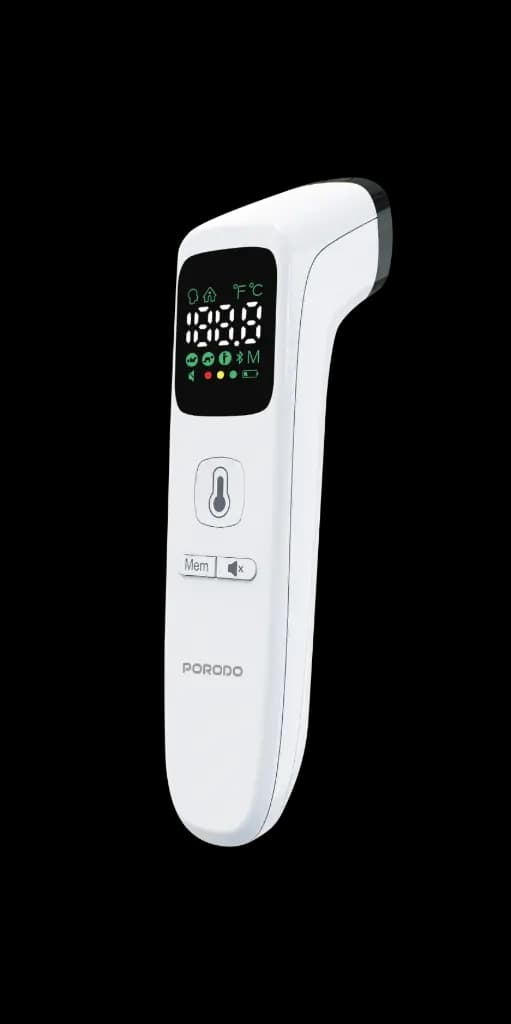 تب سنج دیجیتال پرودو مدل PDFCIR202WH | Porodo LiveOn – MULTI-MODE THERMOMETER LED Display — تصویر ۳