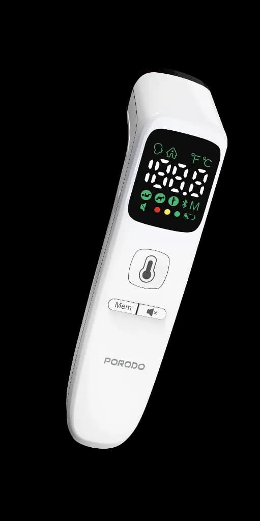 تب سنج دیجیتال پرودو مدل PDFCIR202WH | Porodo LiveOn – MULTI-MODE THERMOMETER LED Display — تصویر ۹