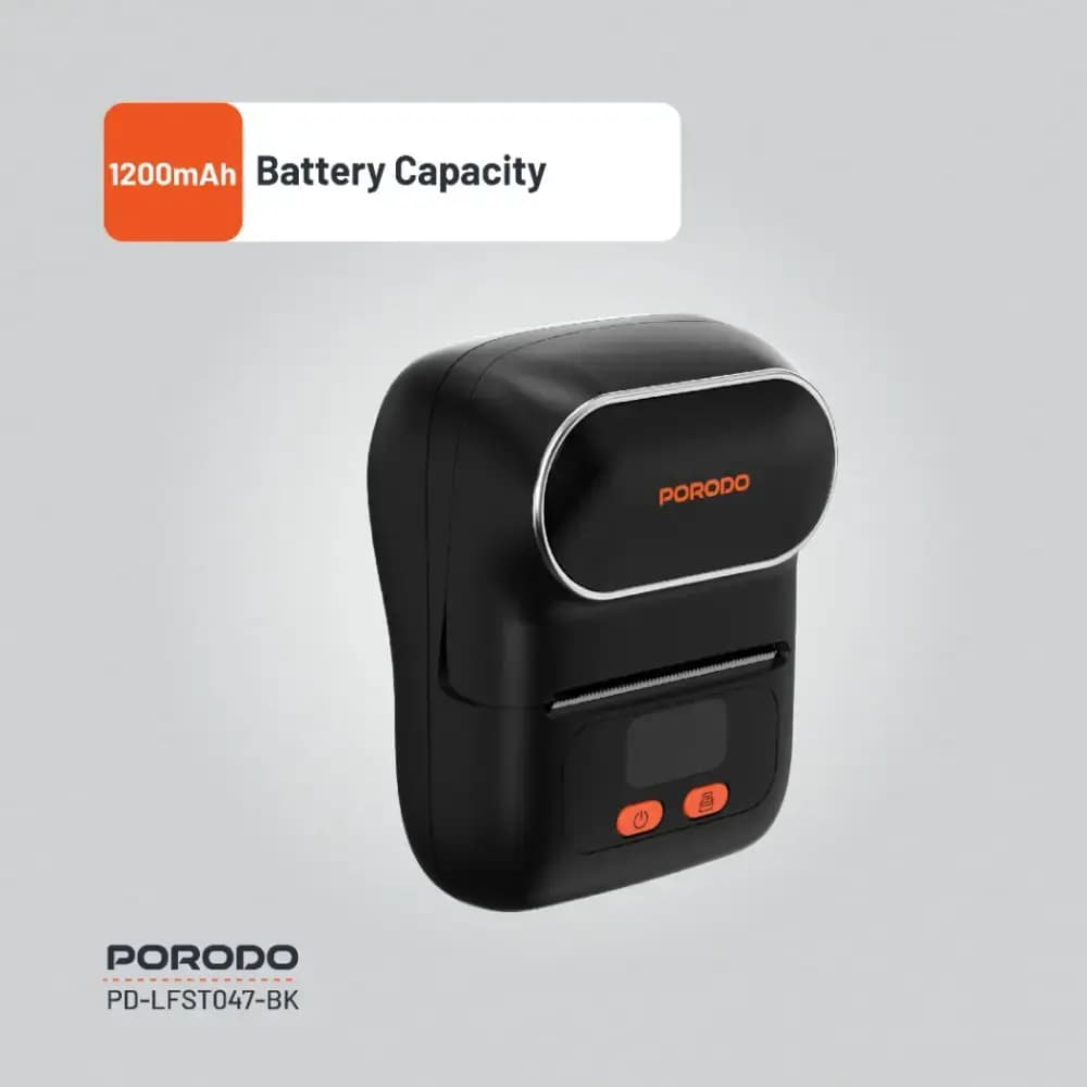 پرینتر حرارتی قابل حمل پرودو مدل PD-LFST047 ا Porodo Lifestyle Label Printer with Buletooth PD-LFST047 — تصویر ۵