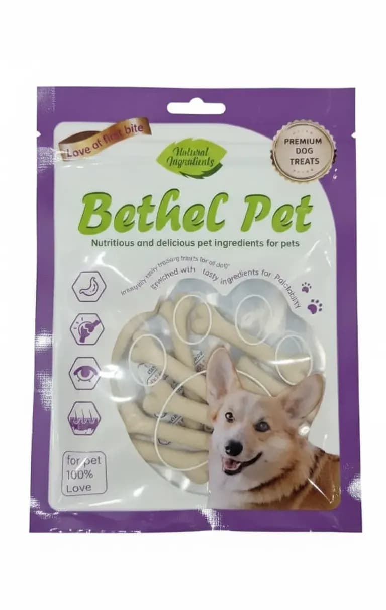 تشویقی دنتال سگ 100 گرم مدل(bethel pet) — تصویر ۲