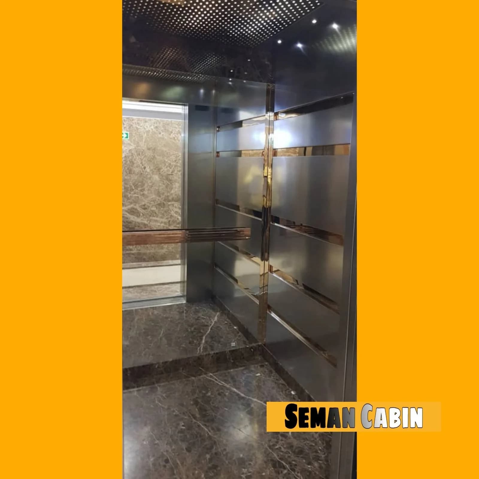 کابین آسانسور سمان مدل S085 — تصویر ۲