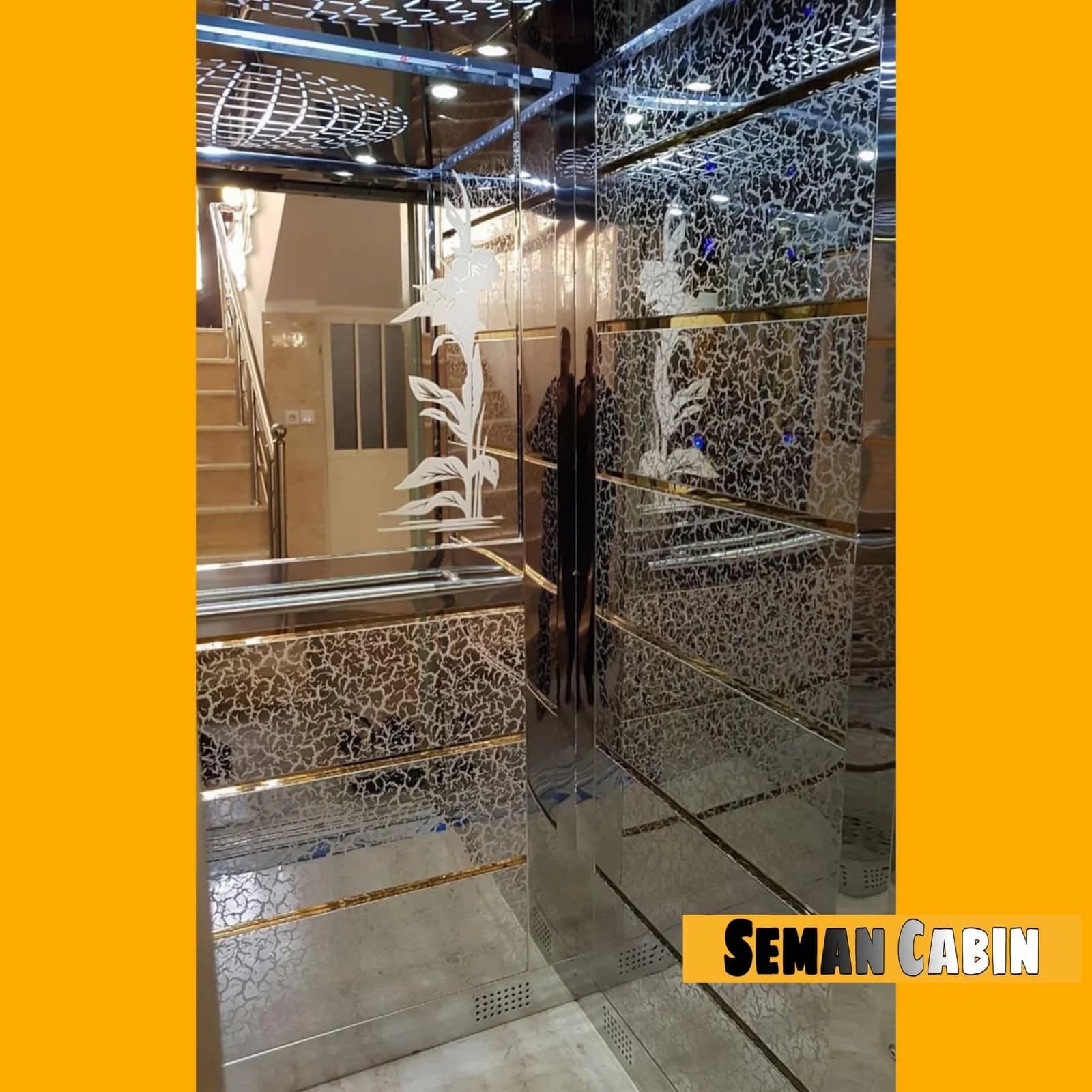 کابین آسانسور سمان مدل S067
