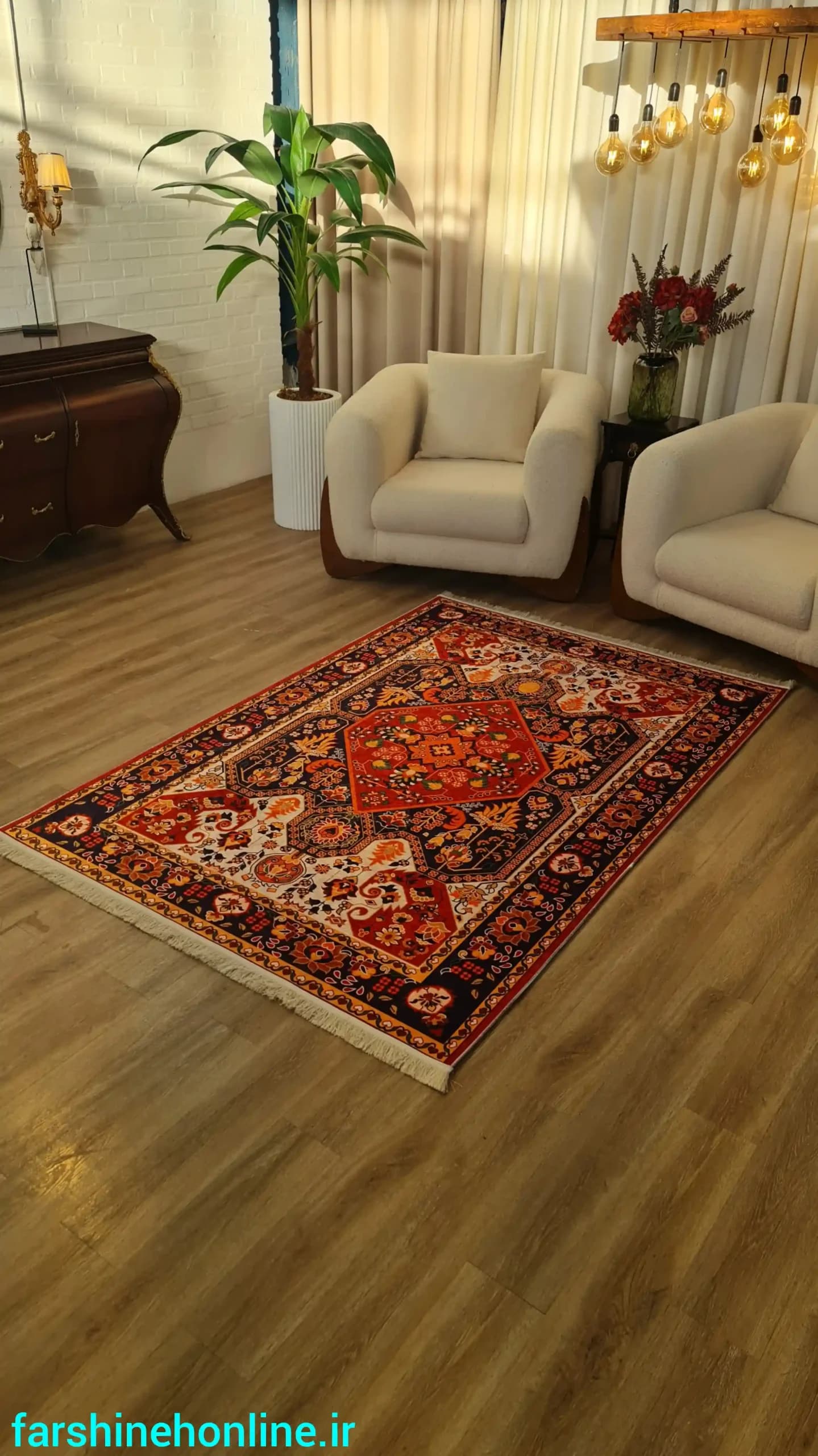 فرشینه سنتی طرح قشقایی — تصویر ۱۲