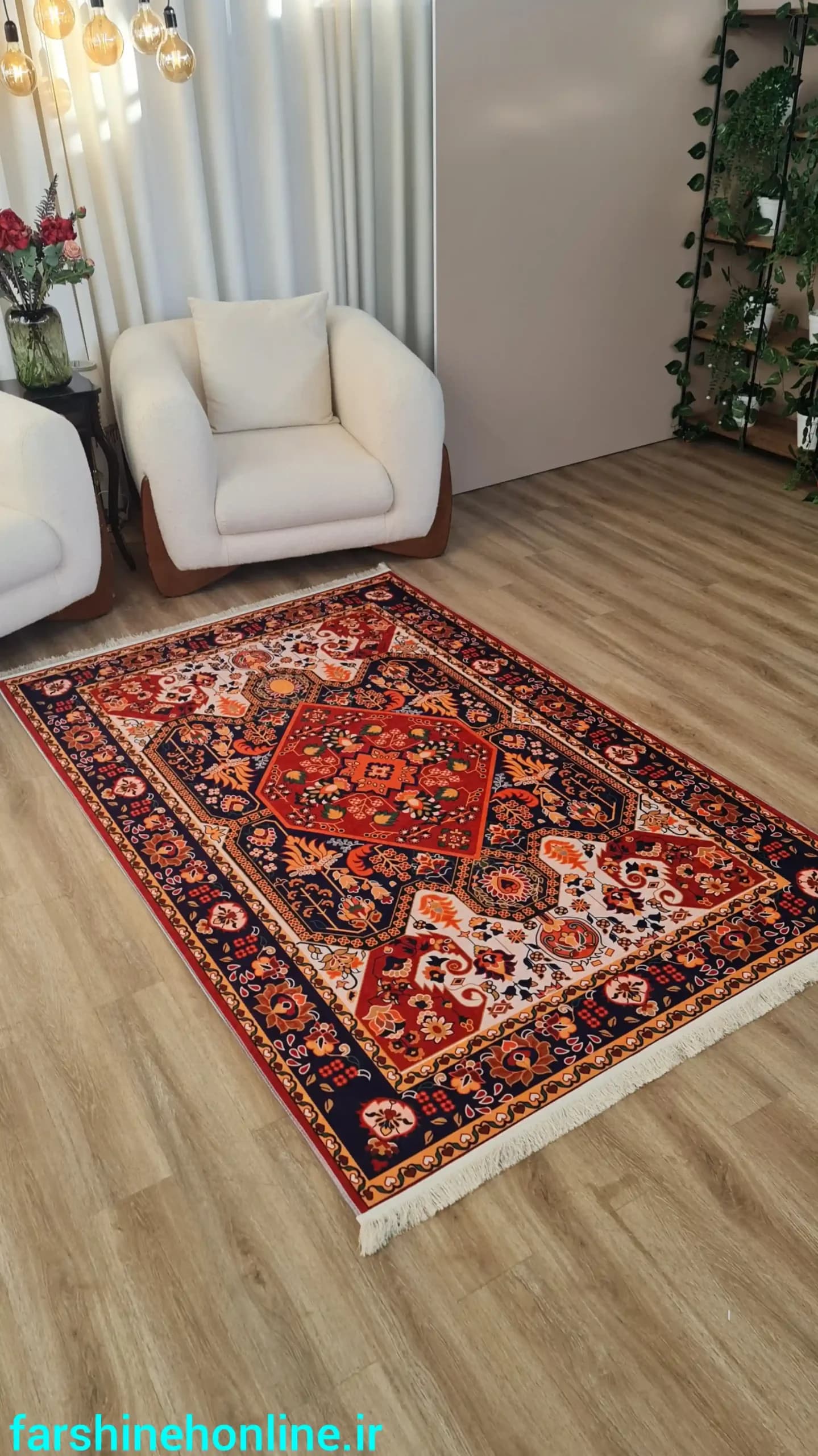فرشینه سنتی طرح قشقایی — تصویر ۱۱