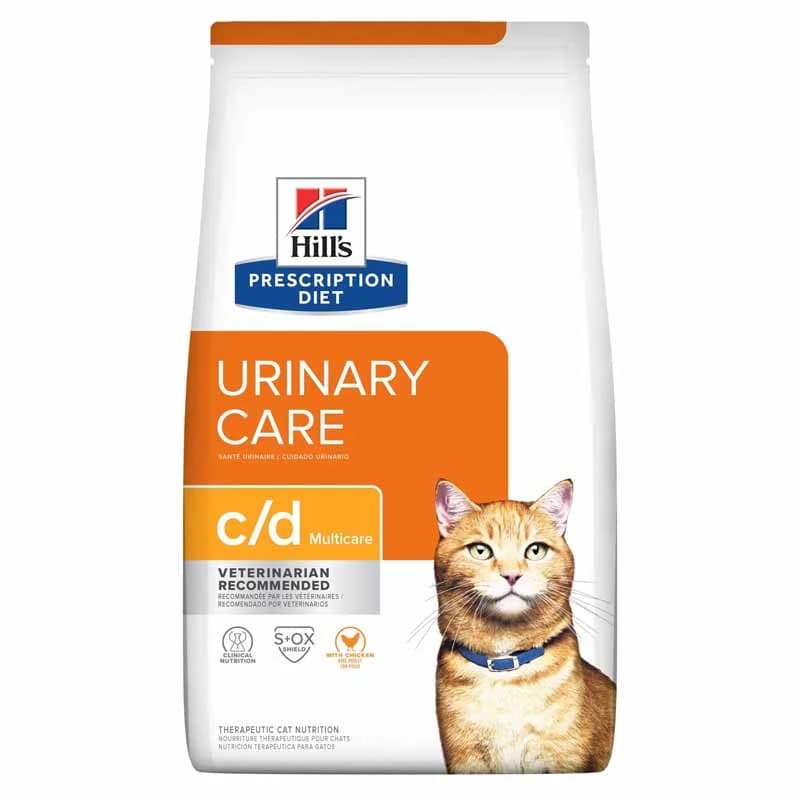 غذای خشک گربه هیلز مدل Urinary Care c/d طعم مرغ وزن ۱.۵ کیلوگرم