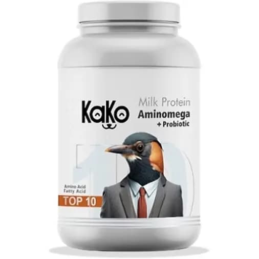 پودر اسید امینه و امگا پرندگان زینتی کاکو مدل تاپ تن Kako Aminomega Powder وزن 200 گرم