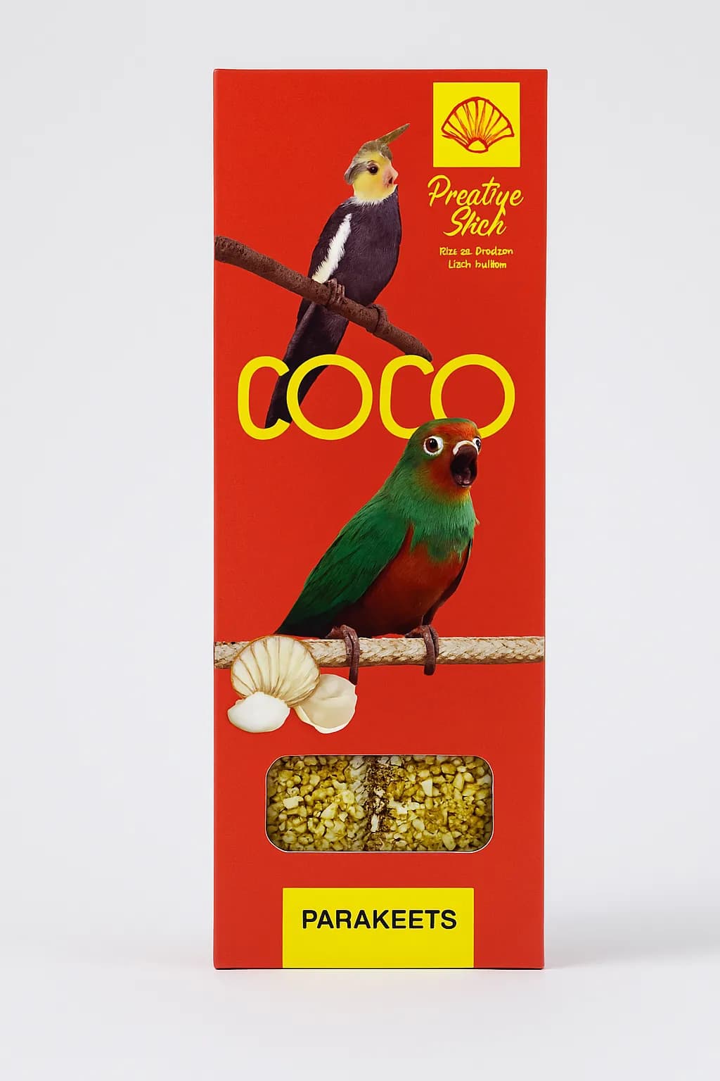 تشویقی طوطی مدل دوتایی CoCo — تصویر ۲