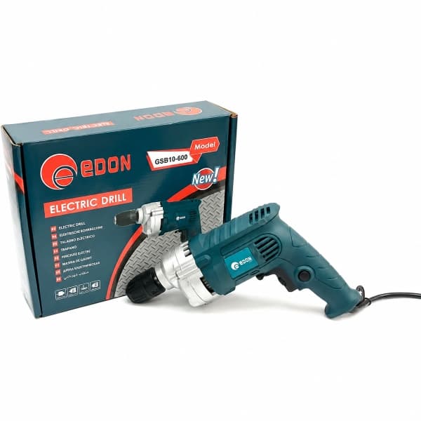 دریل ۱۰ میلی متر نیم تنه فلزی ادون مدل GSB10-600 — تصویر ۴