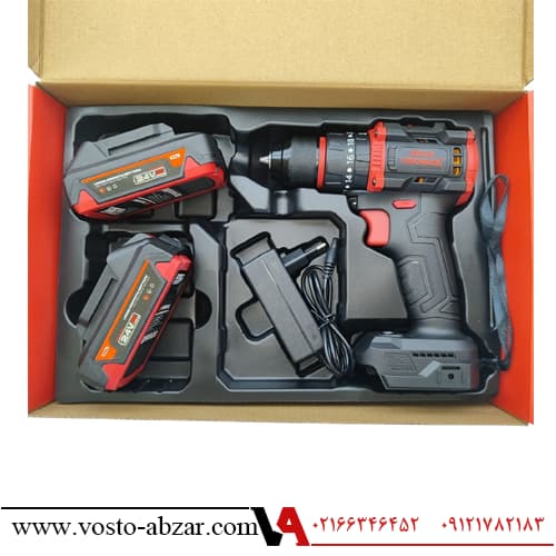 دریل شارژی 24 ولت چکشی موتور براشلس ادون مدل EPM-24BL — تصویر ۵