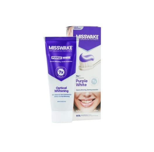 خمیر دندان ضد زردی میسویک مدل Purple White حجم 75 میلی لیتر — تصویر ۲