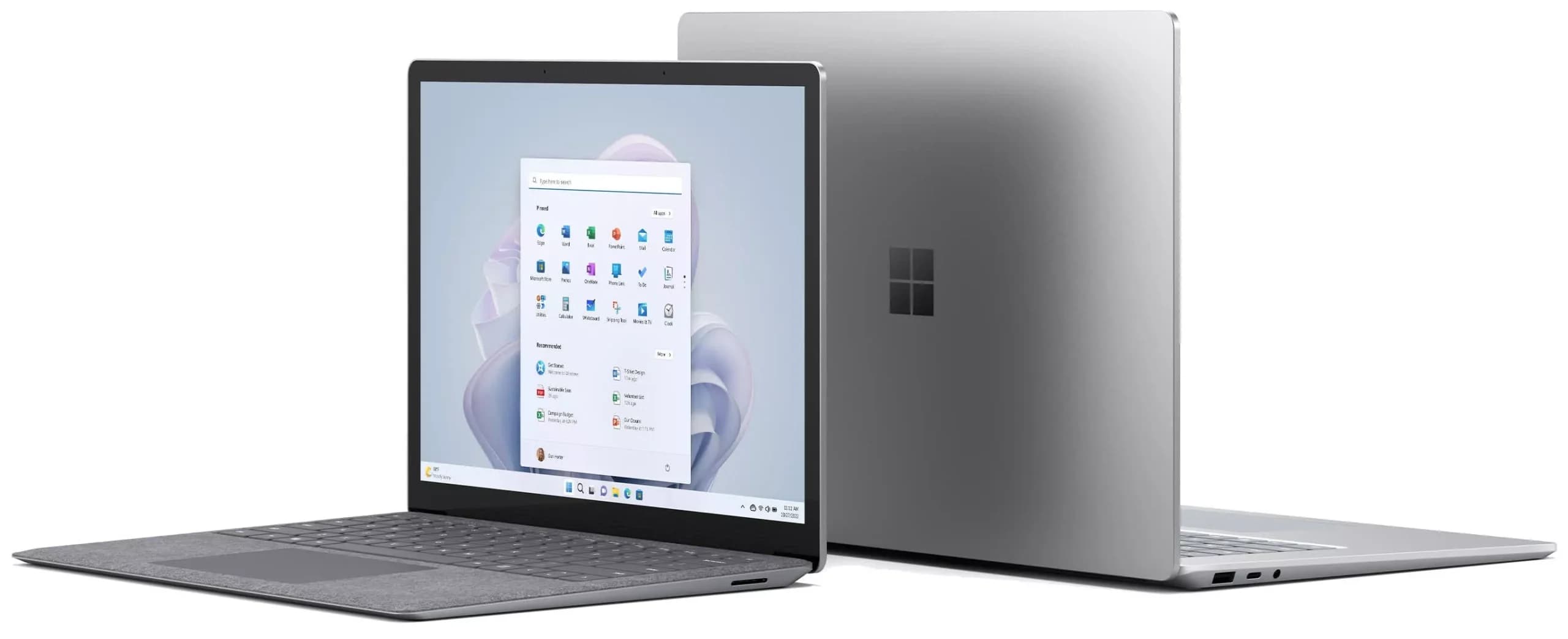 سرفیس لپ تاپ 5 – core i5 1245U – 8/256 سایز 13.5 اینچ نقره ای درحد نو — تصویر ۴