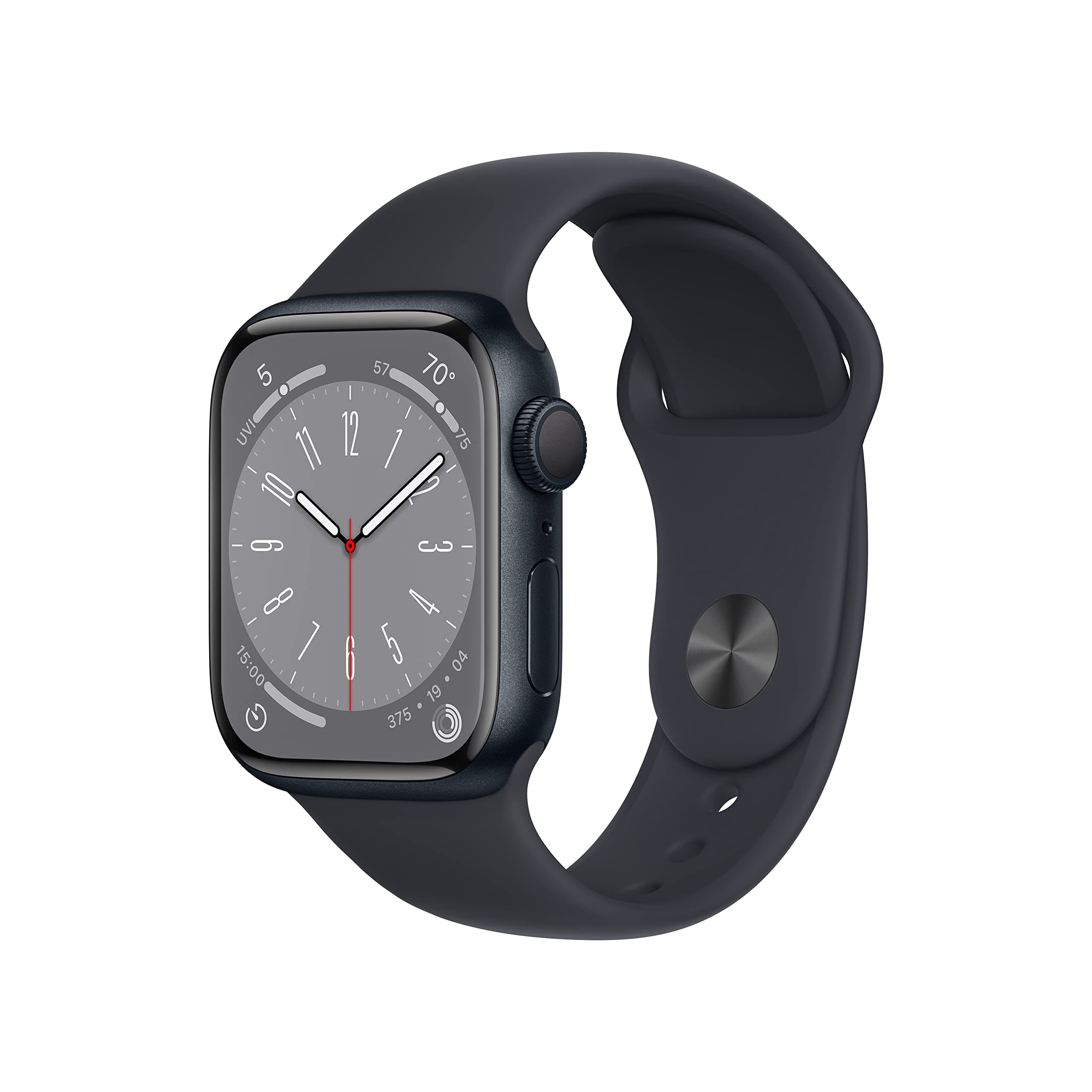 اپل واچ سری 8 سایز 41mm رنگ میدنایت بند اسپرت کارکرده