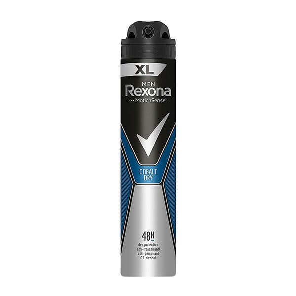 اسپری ضد تعریق مردانه رکسونا مدل Cobalt Dry حجم 200 میل — تصویر ۶