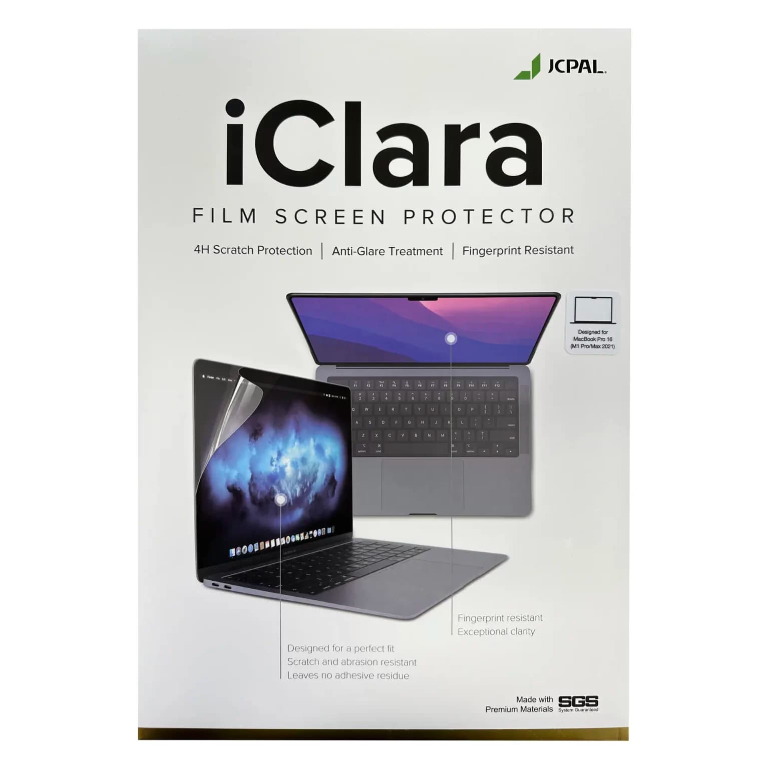 گلس FILM SCREEN PROTECTOR 16 inch برند iClara — تصویر ۲