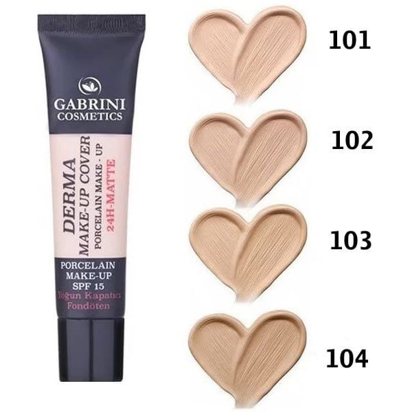 کرم پودر گابرینی مدل DERMA شماره 103 — تصویر ۵