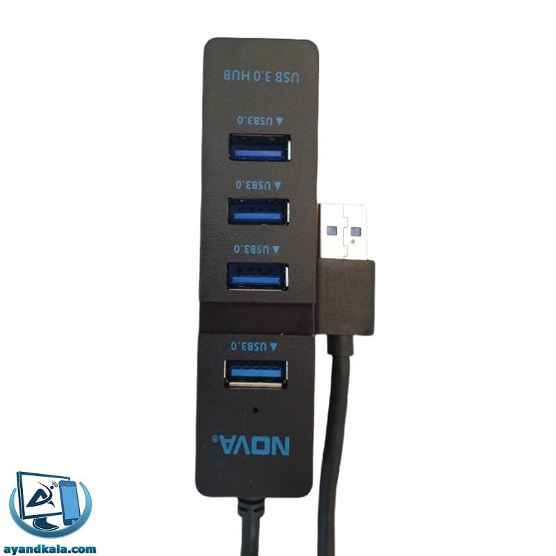 هاب 4 پورت USB3.0/USB2.0 نووا مدل X780