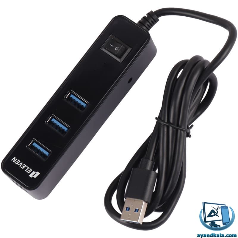 هاب 4 پورت USB 3.0 پورت ایلون مدل H302 — تصویر ۲