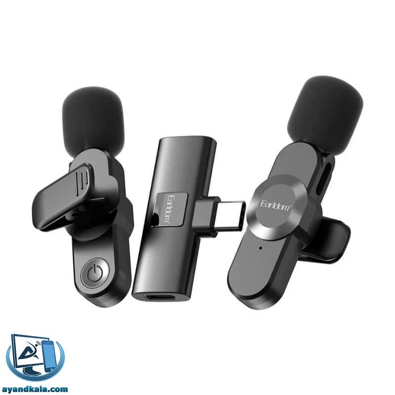 میکروفون یقه ای تایپ سی ارلدام MC8C