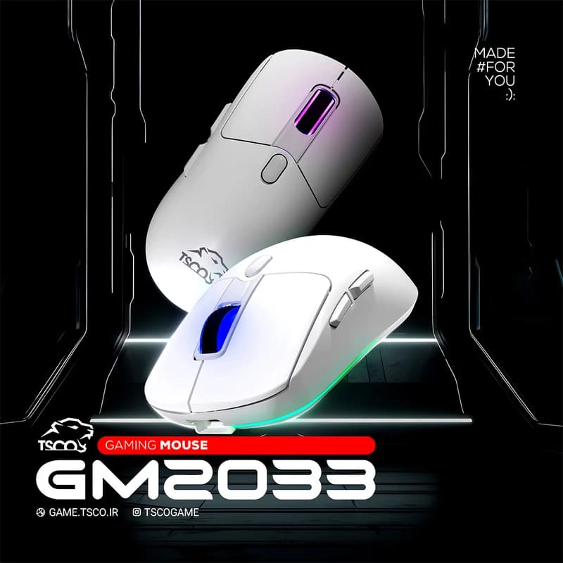 ماوس بی سیم گیمینگ تسکو مدل GM 2033 — تصویر ۱۱