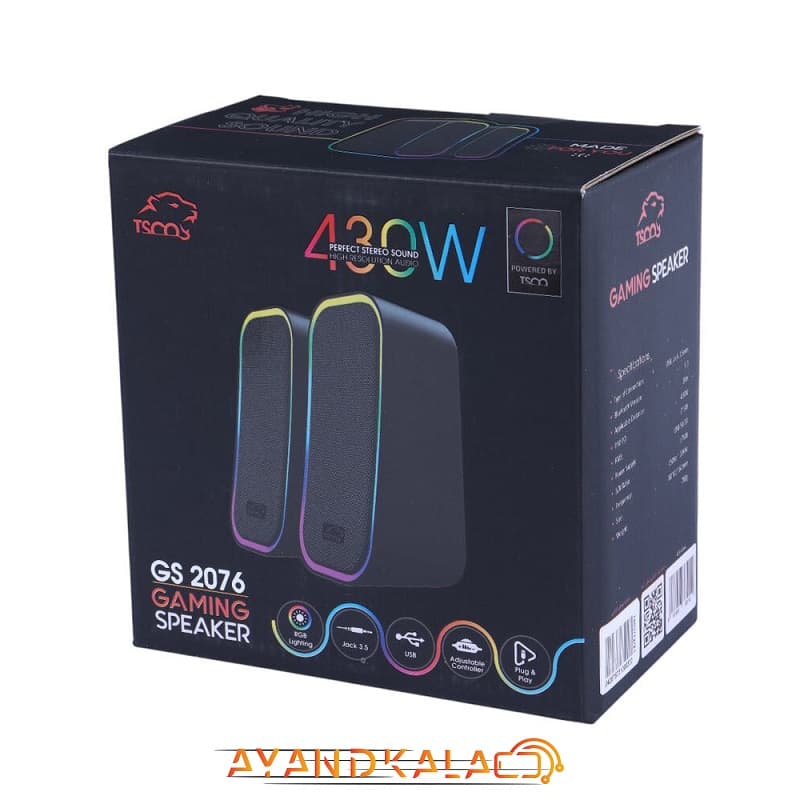 اسپیکر گیمینگ دسکتاپ تسکو مدل GS 2076 — تصویر ۵