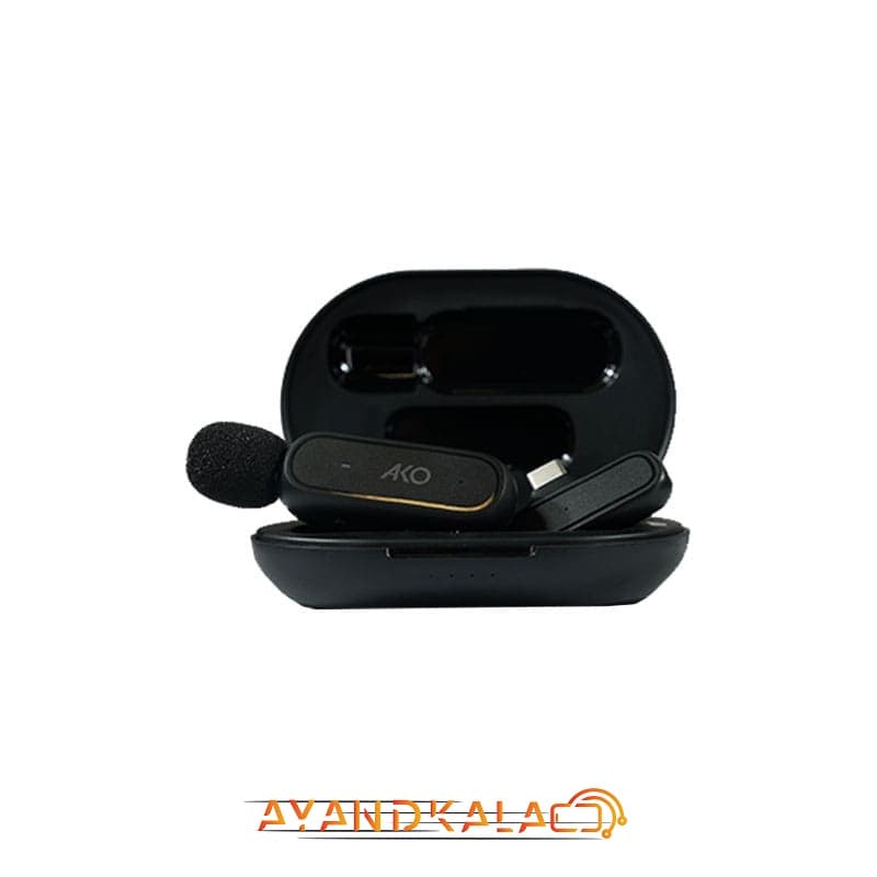 میکروفون یقه ای تایپ سی آکو مدل AKO AUB-5 — تصویر ۲