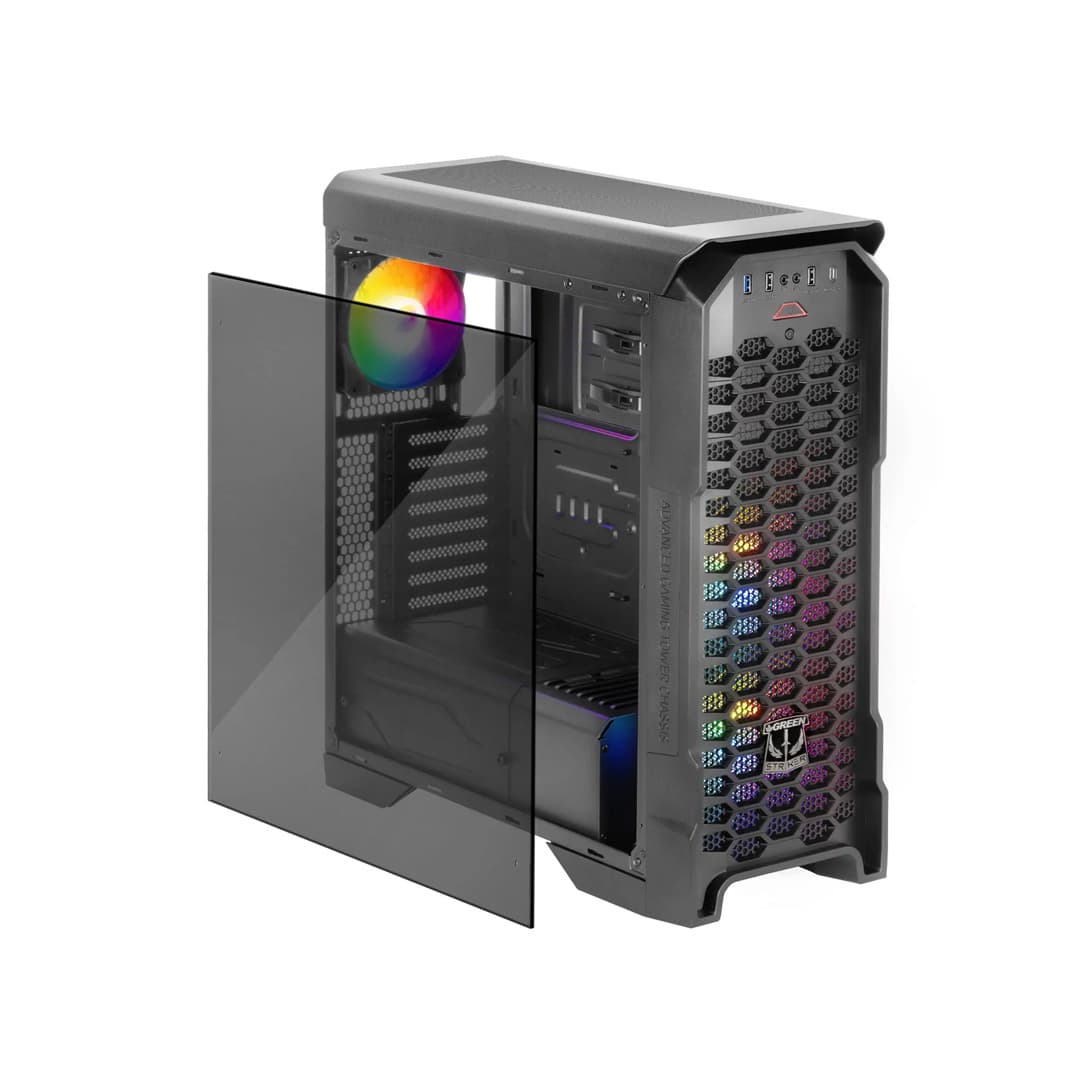 کیس کامپیوتر گرین STRIKER FRGB — تصویر ۳