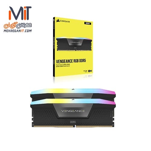 رم کامپیوتر کورسیر Vengeance RGB 64GB (2×32) 6000MHz CL38 — تصویر ۶