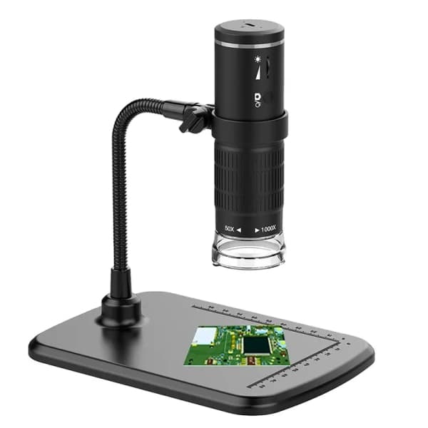 میکروسکوپ دیجیتال (پایه دار ) wi-fi 1000X مدل F210 — تصویر ۳