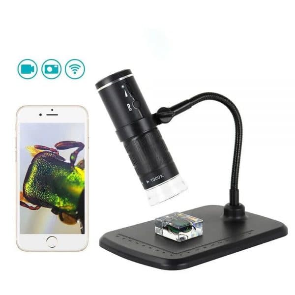 میکروسکوپ دیجیتال (پایه دار ) wi-fi 1000X مدل F210 — تصویر ۵